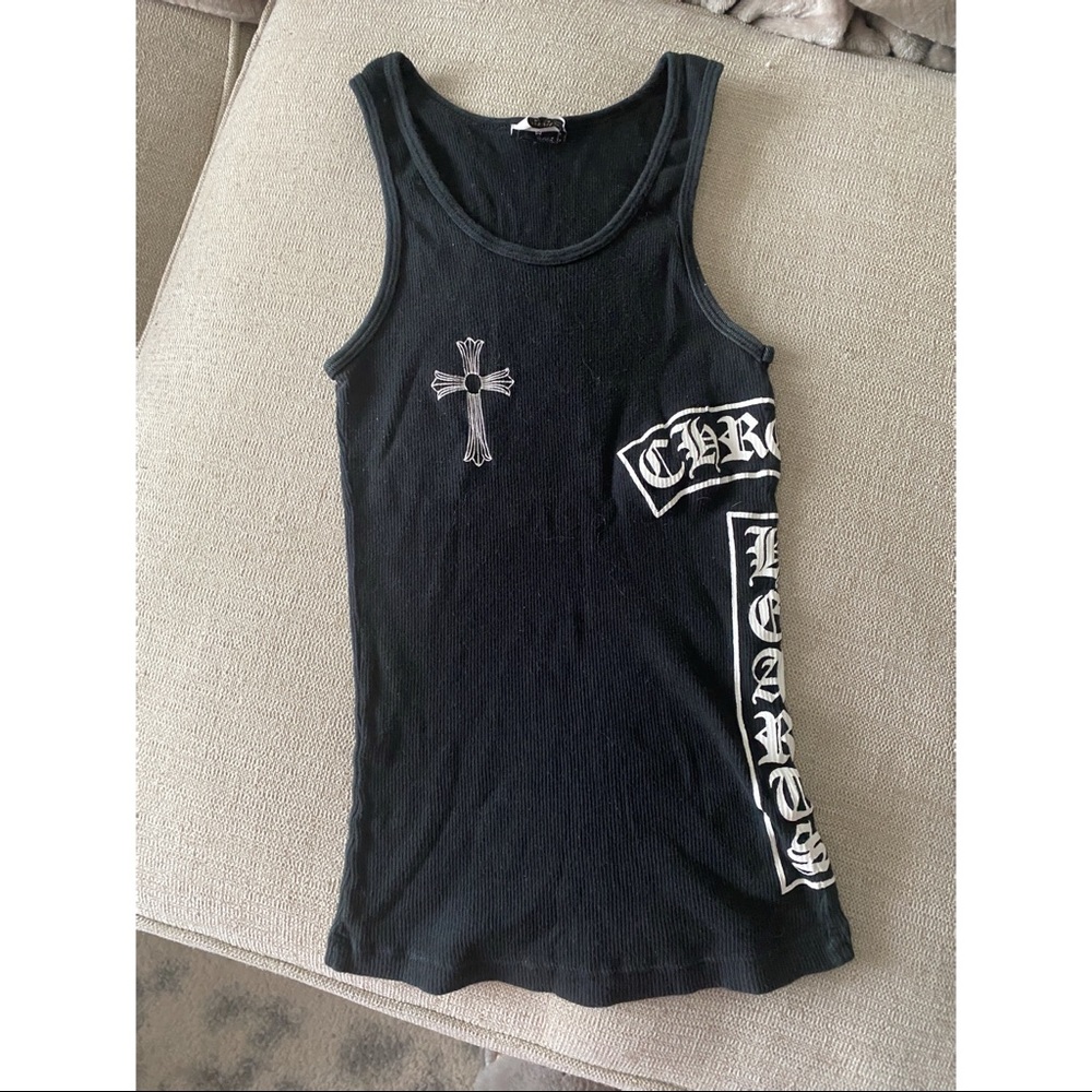 Chrome Hearts ribbed tank